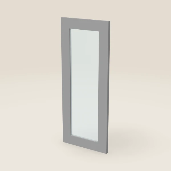 12" Wall Cabinet Glass Door — 30" High, 3D picture