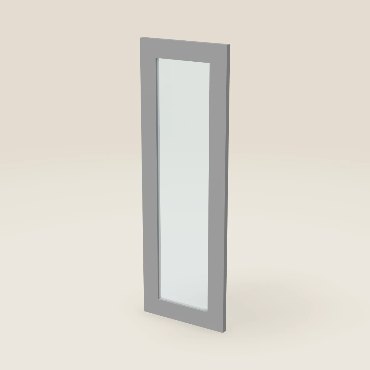 12" Wall Cabinet Glass Door — 36" High, 3D picture