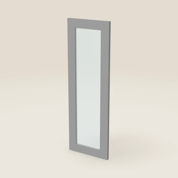 12" Wall Cabinet Glass Door — 36" High, 3D picture