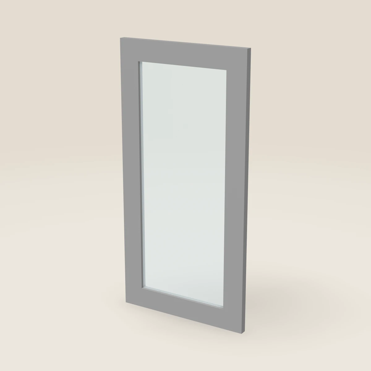 15" Wall Cabinet Glass Door — 30" High, 3D picture