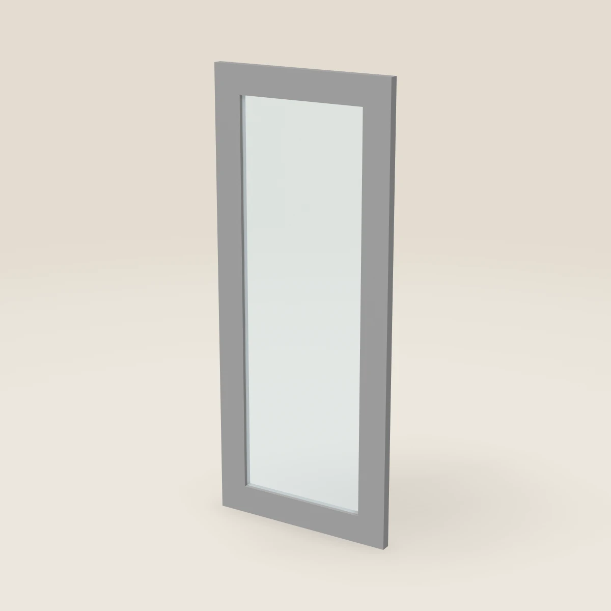 15" Wall Cabinet Glass Door — 36" High, 3D picture