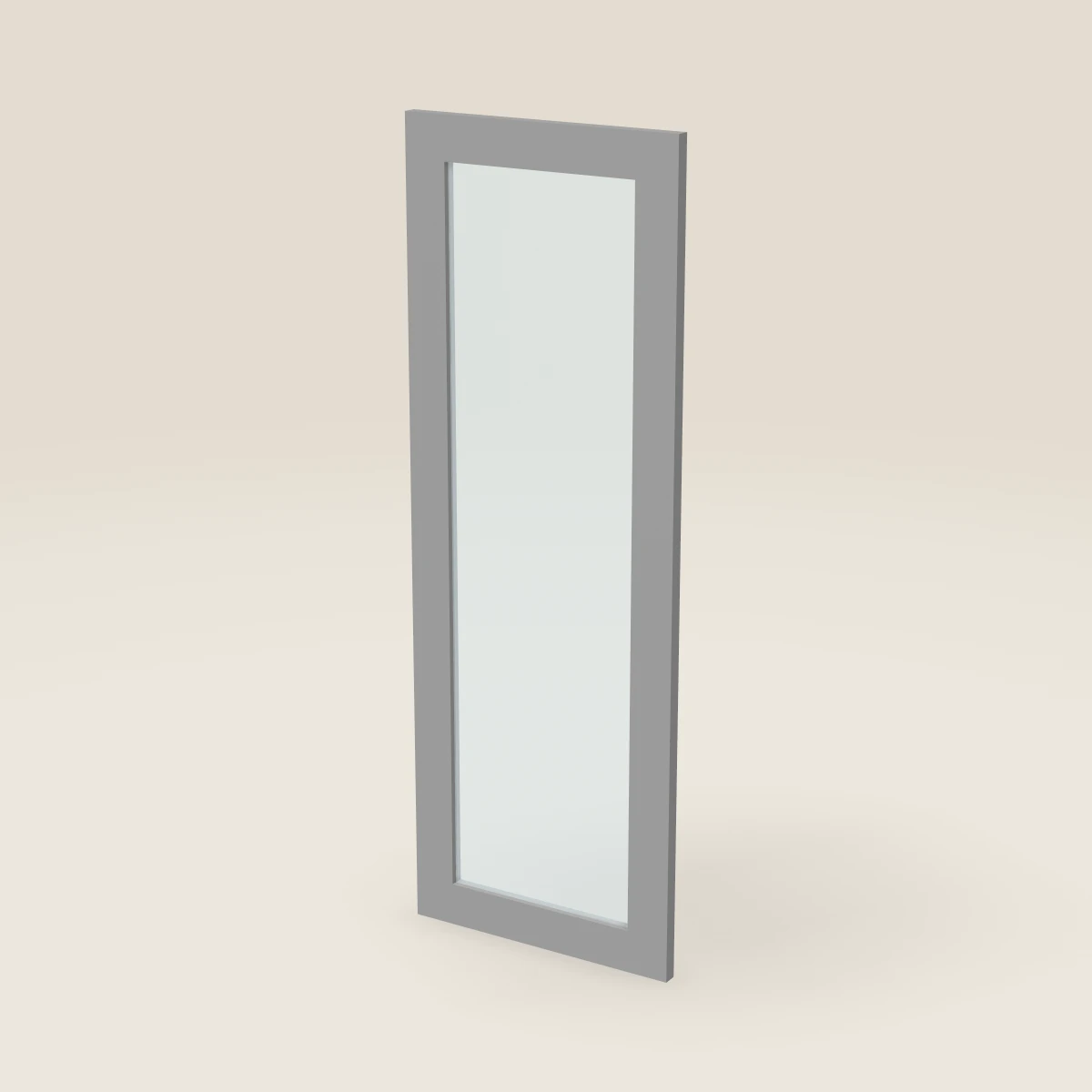 15" Wall Cabinet Glass Door — 42" High, 3D picture