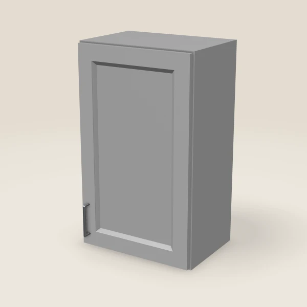 18" Single Door Wall Cabinet — 30" High, 3D picture
