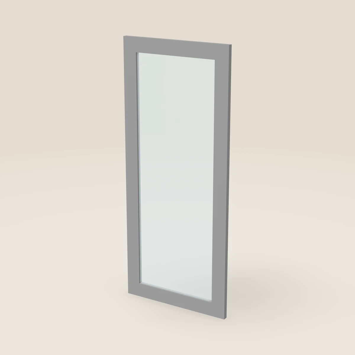 Puerta de vidrio para gabinete de pared de 18" — 42" de alto, imagen en 3D