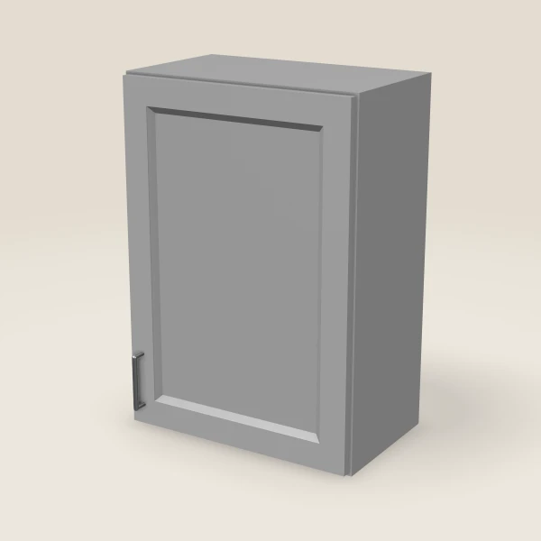 21" Single Door Wall Cabinet — 30" High, 3D picture