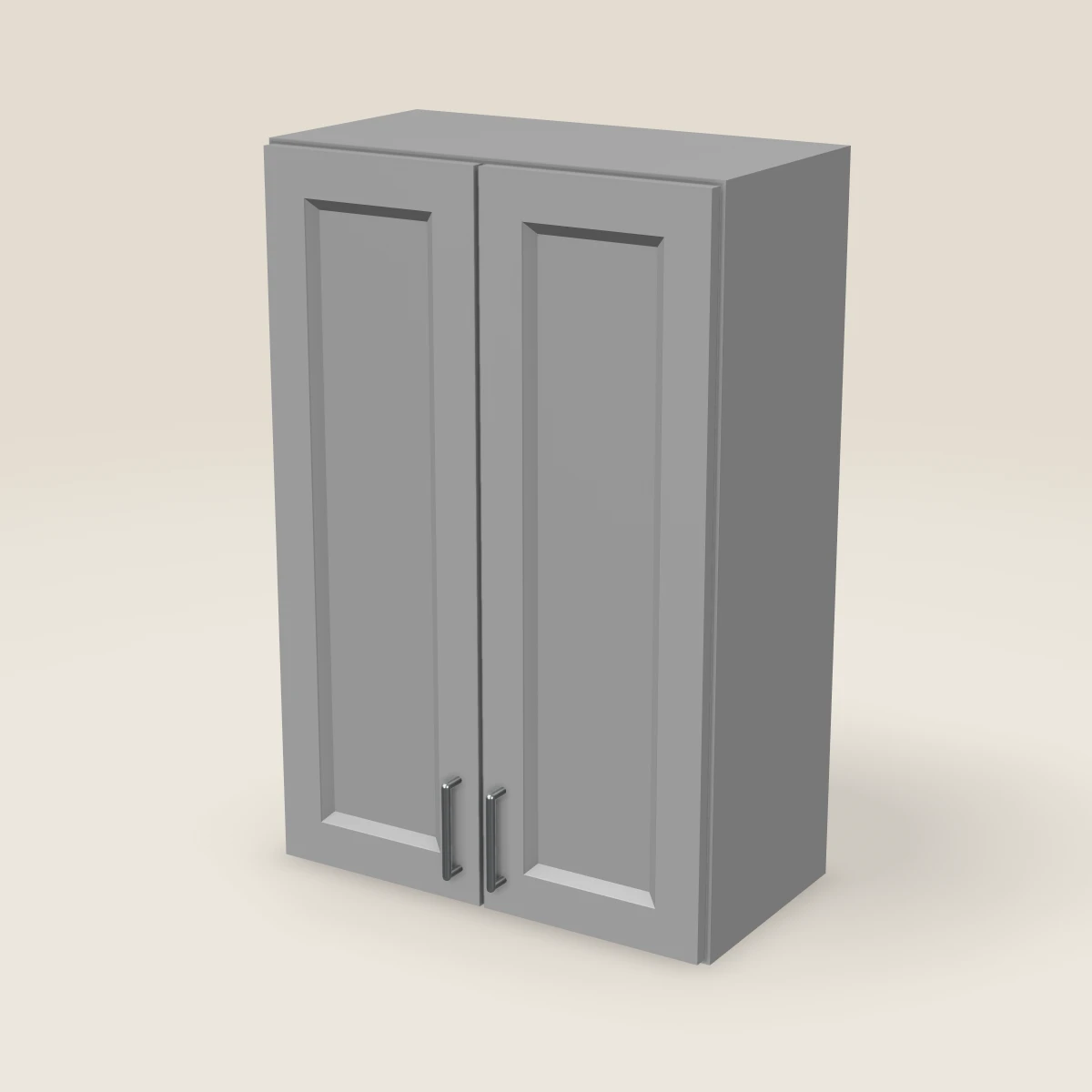 24" Double Door Wall Cabinet — 36" High, 3D picture