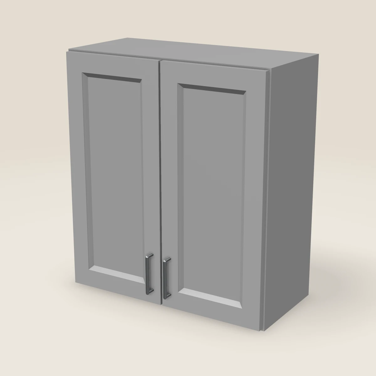 27" Double Door Wall Cabinet — 30" High, 3D picture