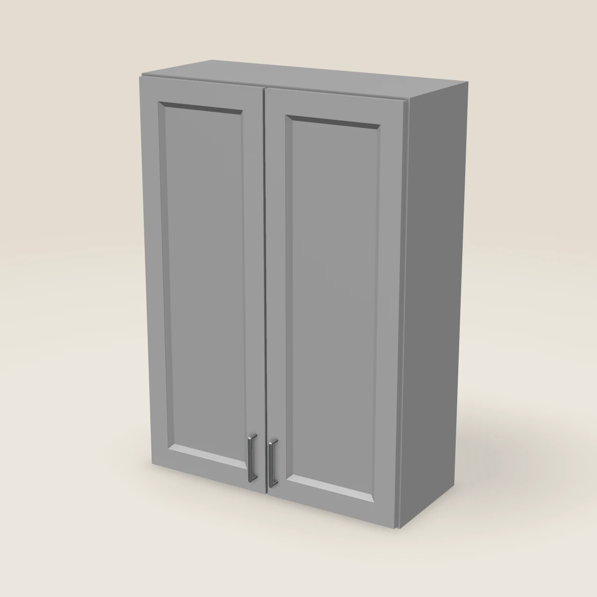 30" Double Door Wall Cabinet — 42" High, 3D picture