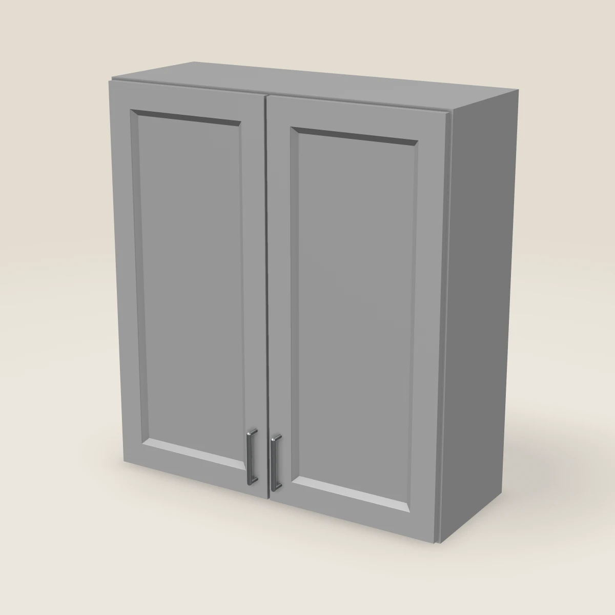 33" Double Door Wall Cabinet — 36" High, 3D picture