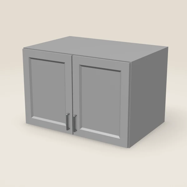 36" Double Door Wall Cabinet — 24" High, 3D picture