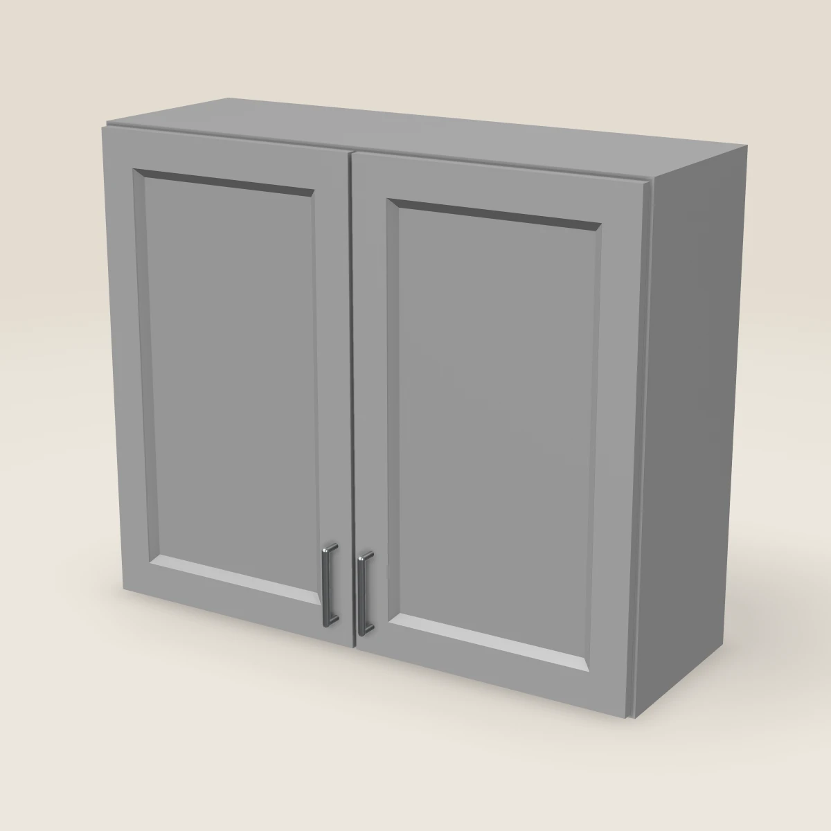 36" Double Door Wall Cabinet — 30" High, 3D picture