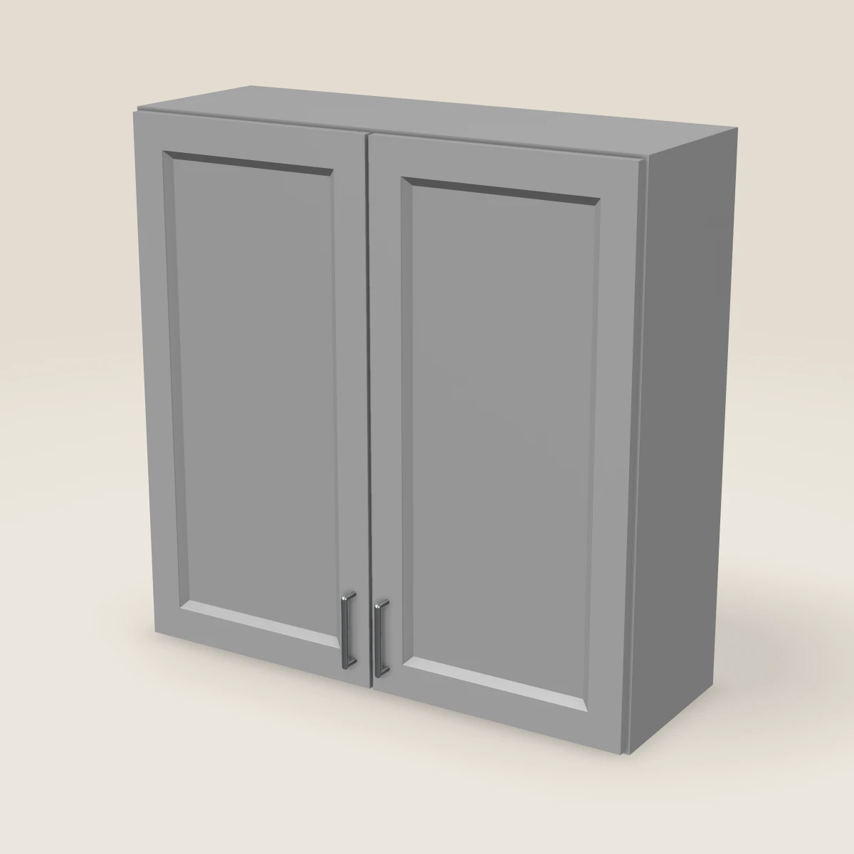 36" Double Door Wall Cabinet — 36" High, 3D picture