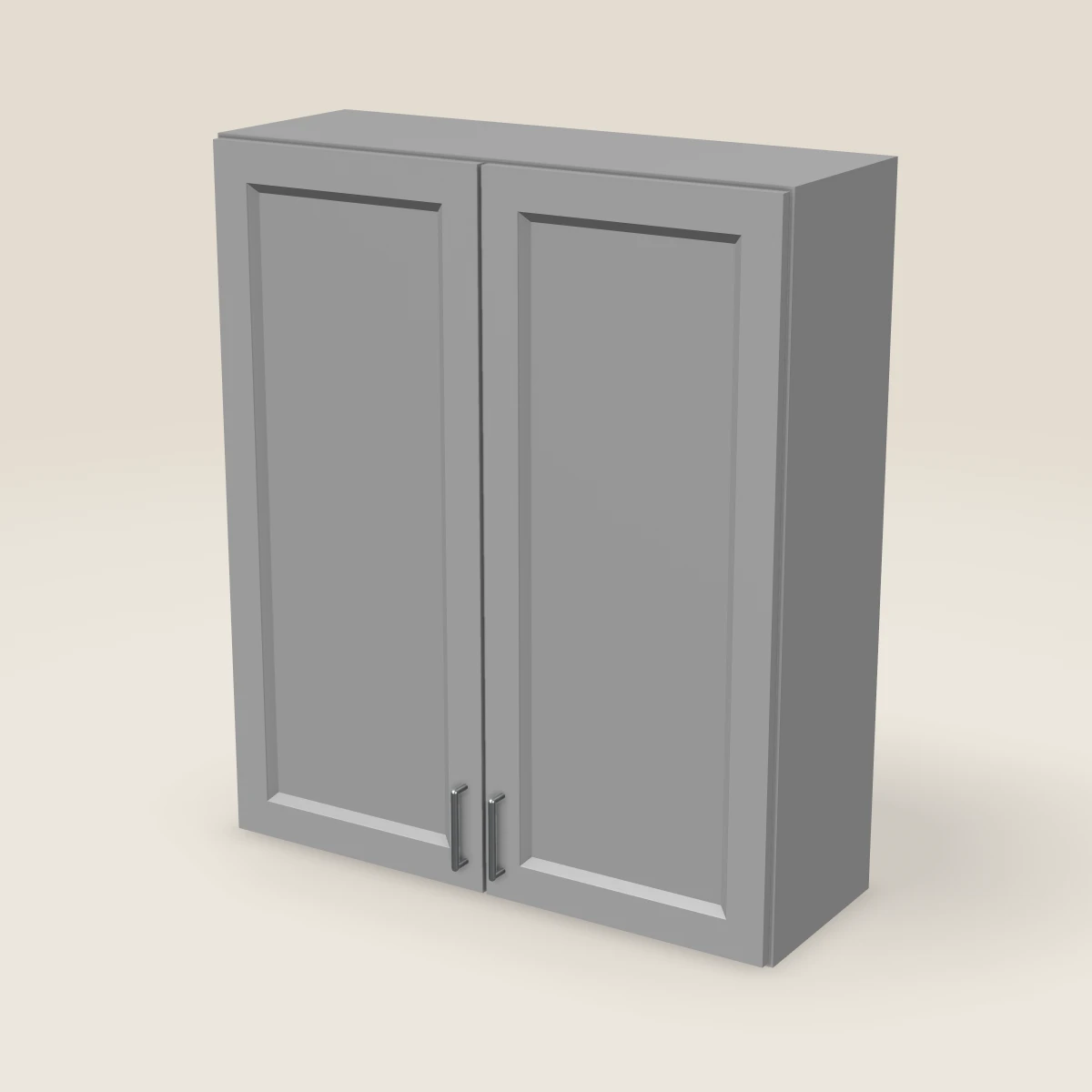 36" Double Door Wall Cabinet — 42" High, 3D picture