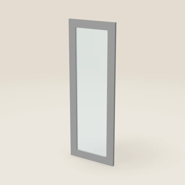 15" Wall Cabinet Glass Door — 42" High, 3D picture
