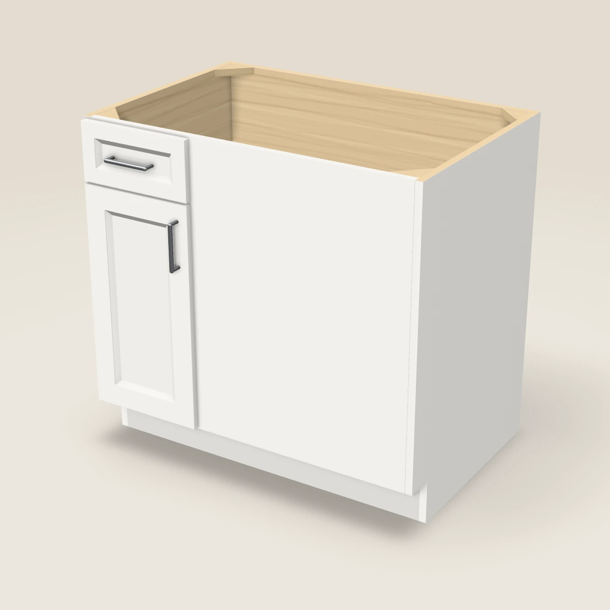 36" Base Blind Corner Cabinet, 3D picture
