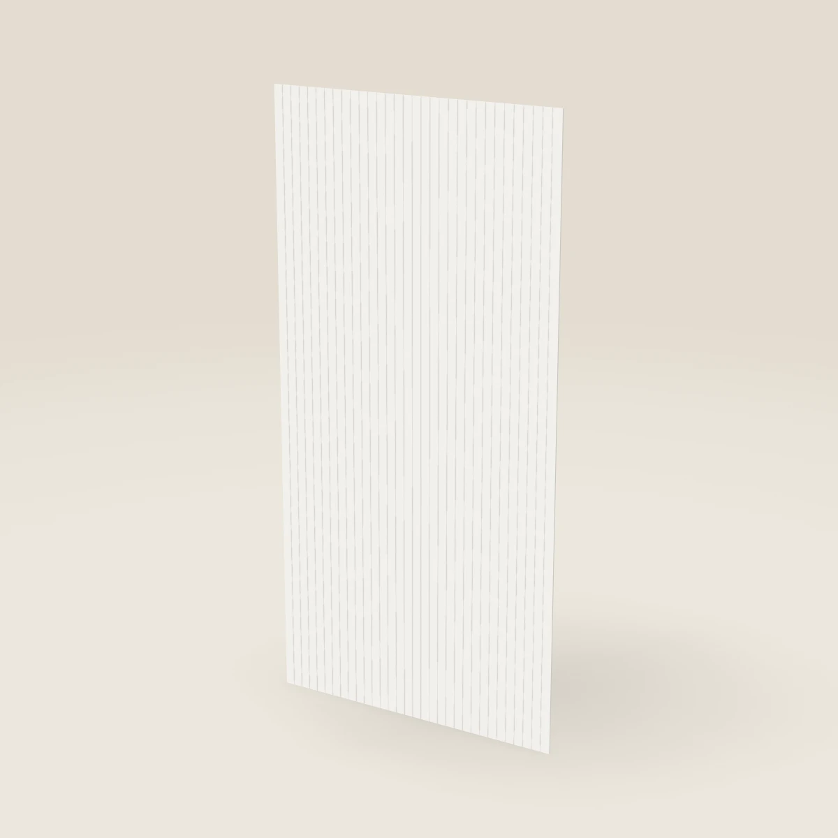 Panel de revestimiento trasero de 96", imagen en 3D