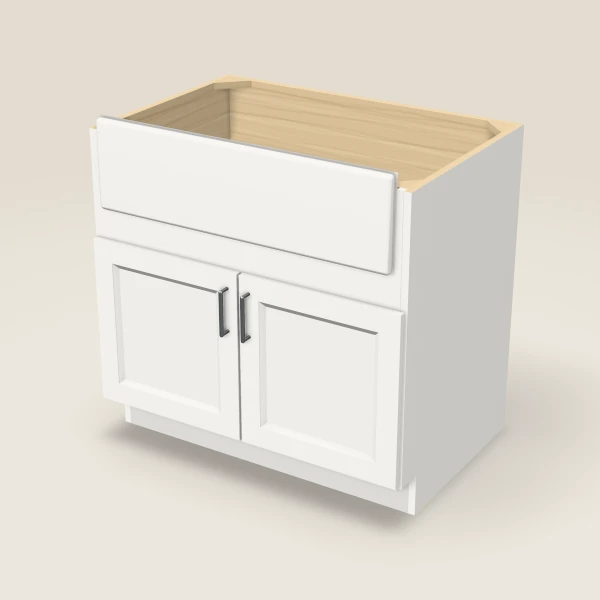 36" Farm Sink Base Cabinet, 3D picture