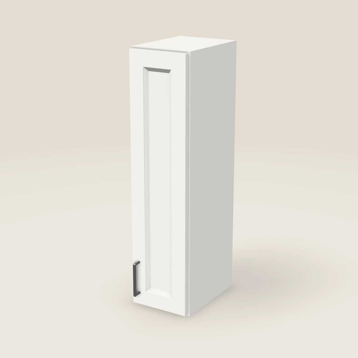 9" Single Door Wall Cabinet — 36" High, 3D picture