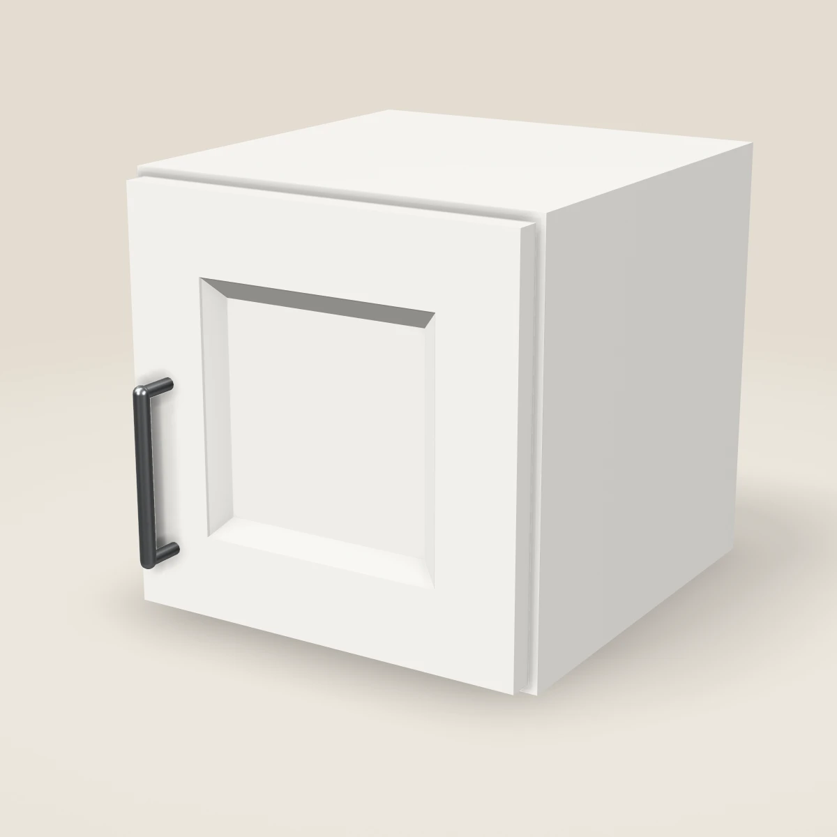 Gabinete base para microondas de 12", imagen en 3D