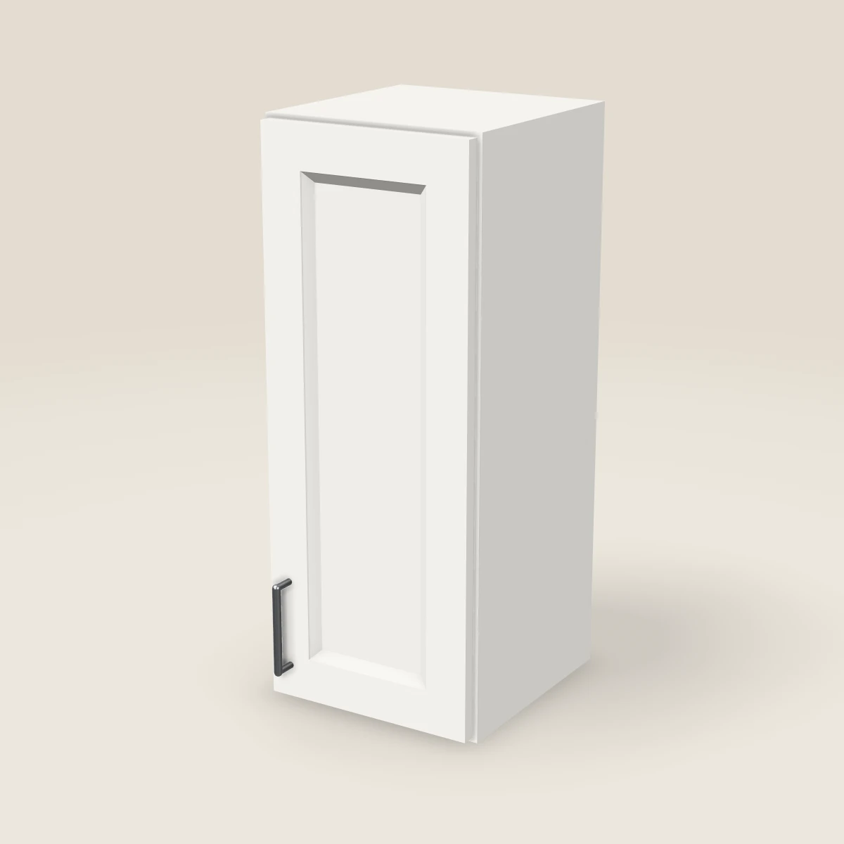 12" Single Door Wall Cabinet — 30" High, 3D picture