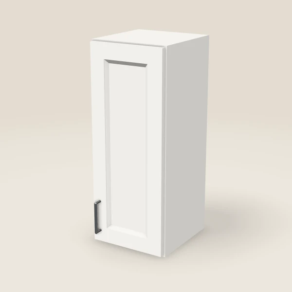 12" Single Door Wall Cabinet — 30" High, 3D picture