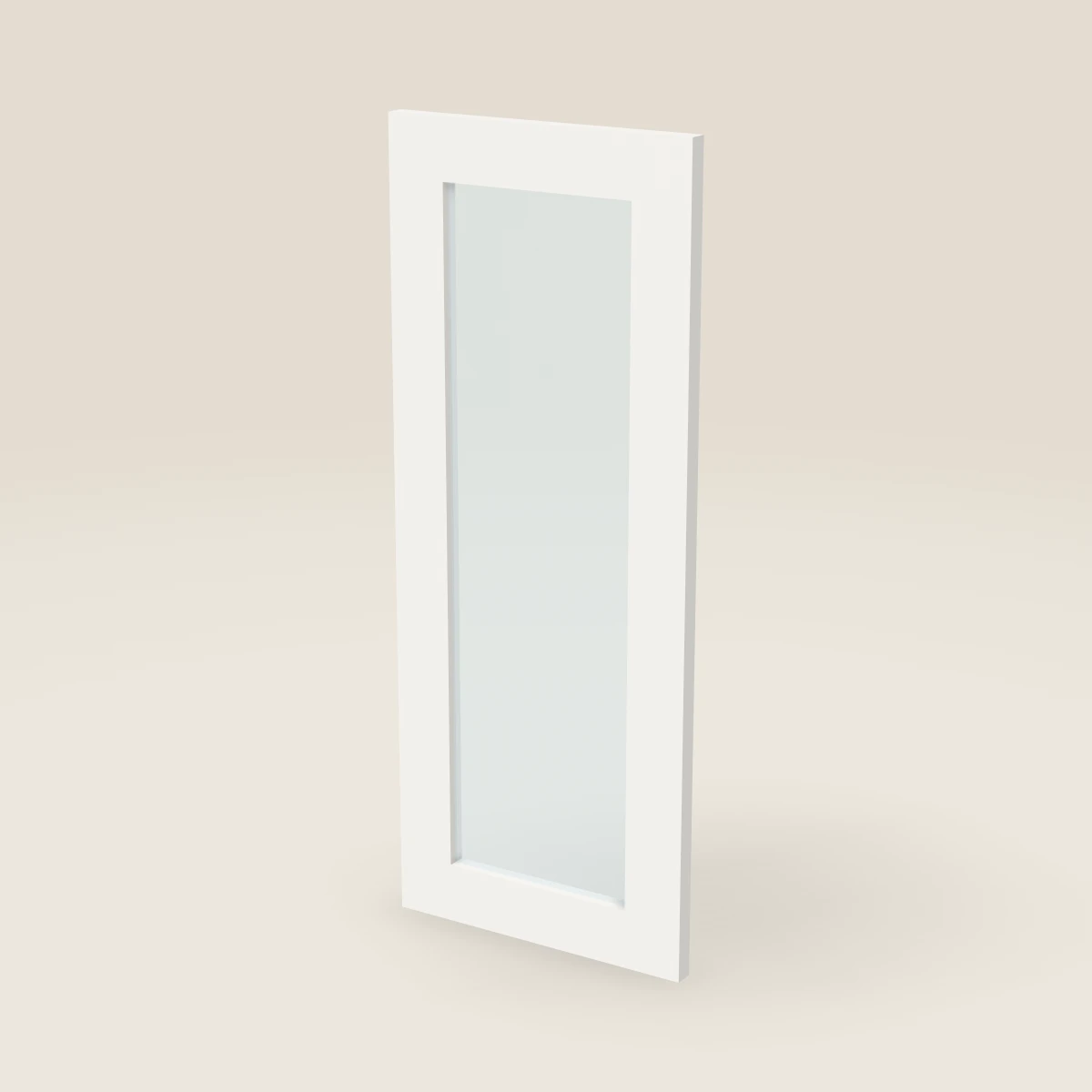 12" Wall Cabinet Glass Door — 30" High, 3D picture