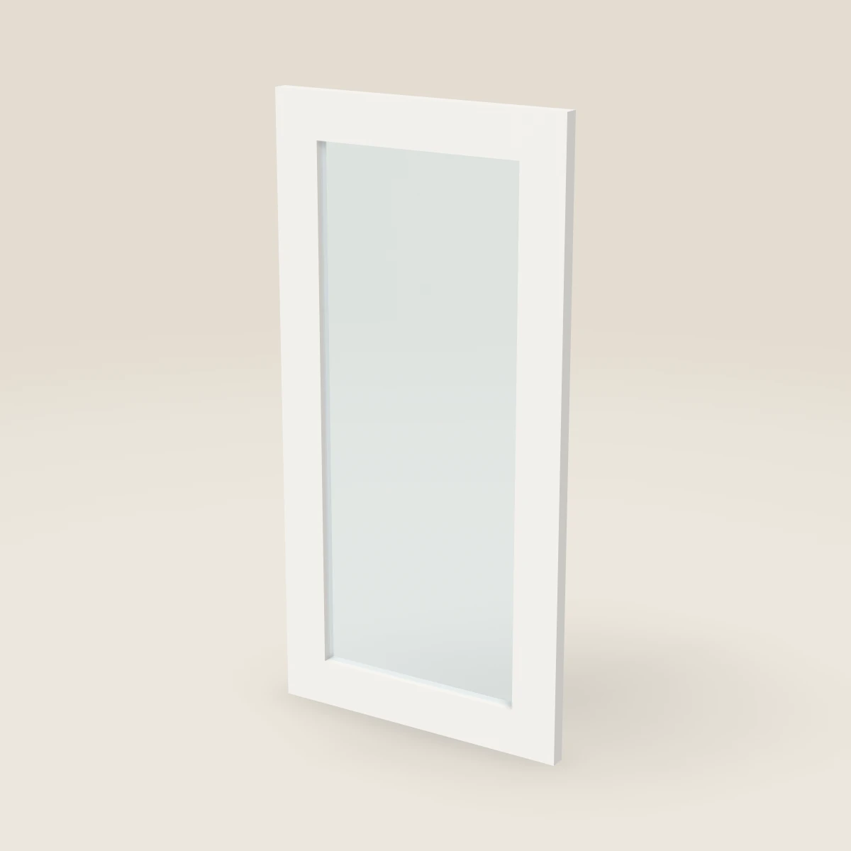 15" Wall Cabinet Glass Door — 30" High, 3D picture