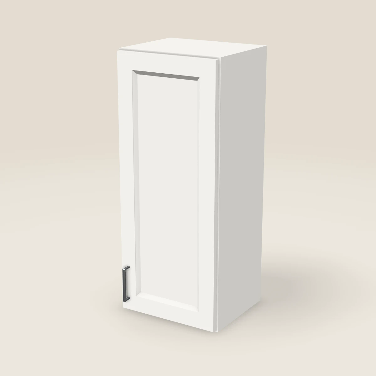 15" Single Door Wall Cabinet — 36" High, 3D picture