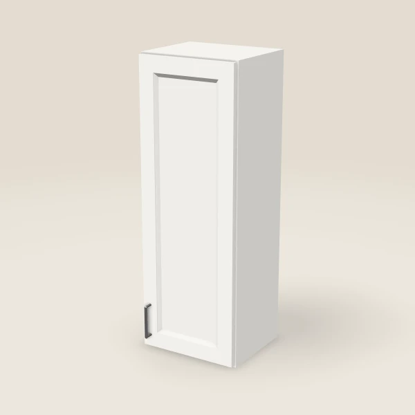 15" Single Door Wall Cabinet — 42" High, 3D picture