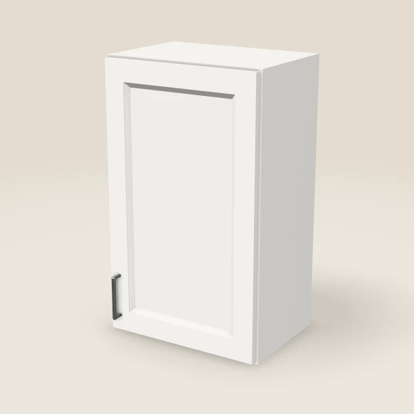18" Single Door Wall Cabinet — 30" High, 3D picture
