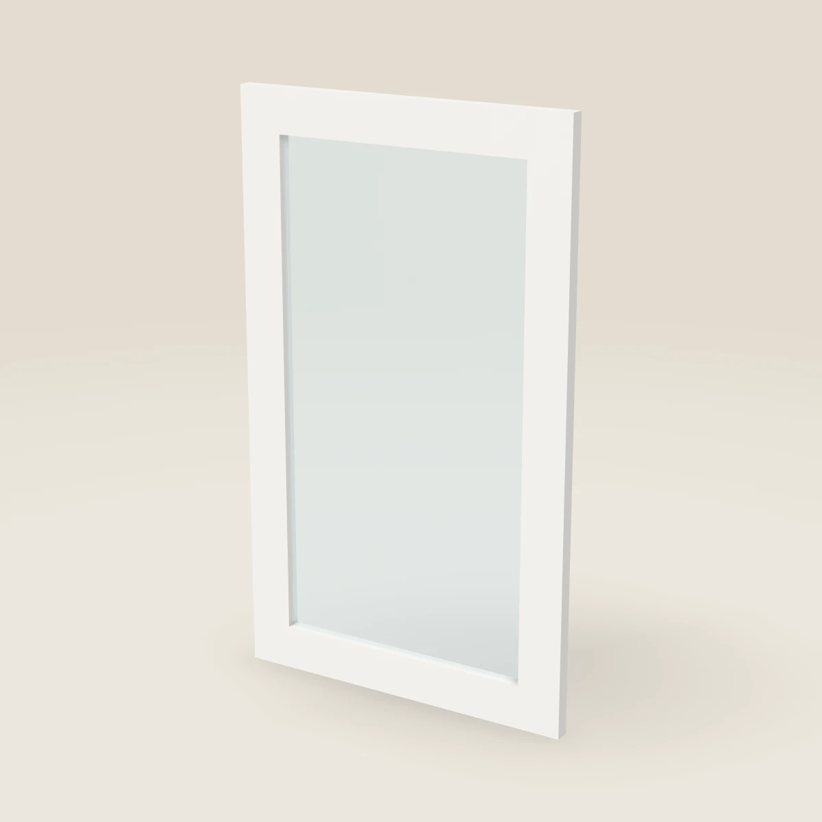 18" Wall Cabinet Glass Door — 30" High, 3D picture