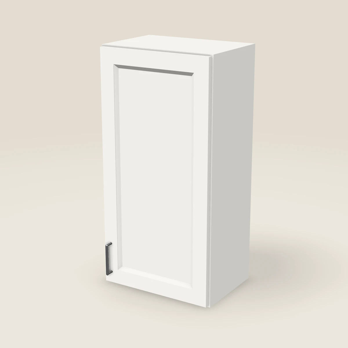 18" Single Door Wall Cabinet — 36" High, 3D picture