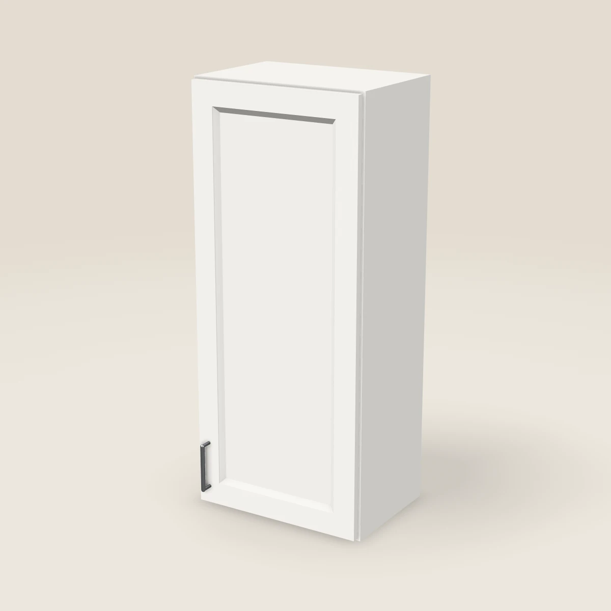 18" Single Door Wall Cabinet — 42" High, 3D picture