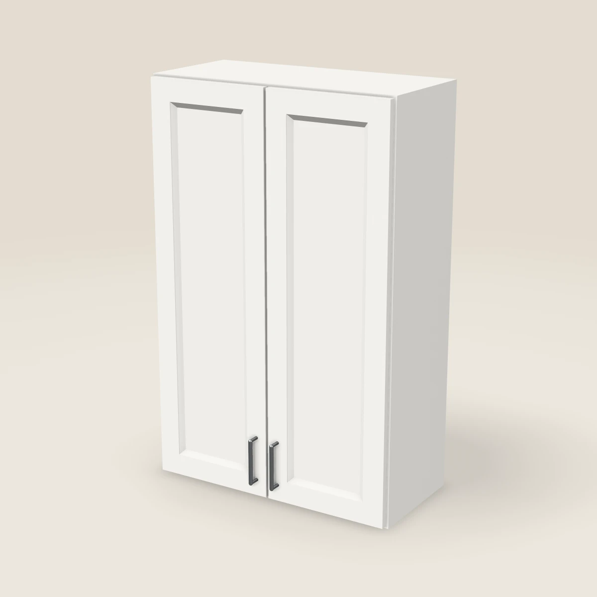 27" Double Door Wall Cabinet — 42" High, 3D picture