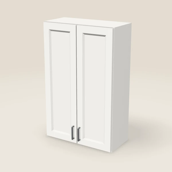27" Double Door Wall Cabinet — 42" High, 3D picture