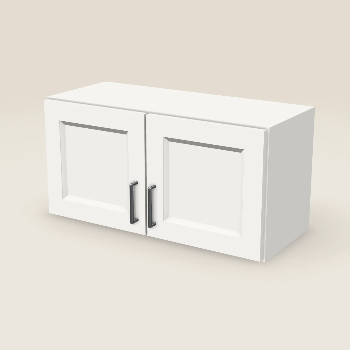 30" Double Door Wall Cabinet — 15" High, 3D picture