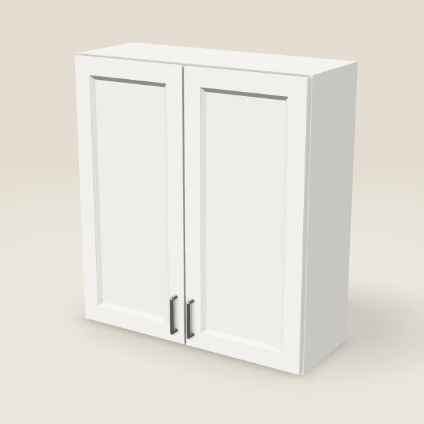 33" Double Door Wall Cabinet, 3D picture