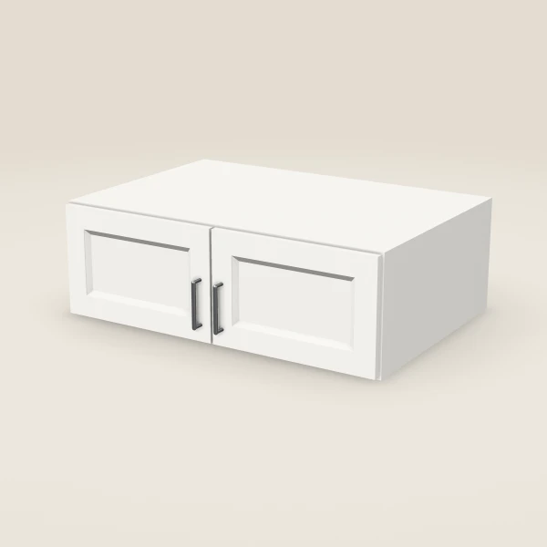 36" Double Door Wall Cabinet — 12" High, 3D picture