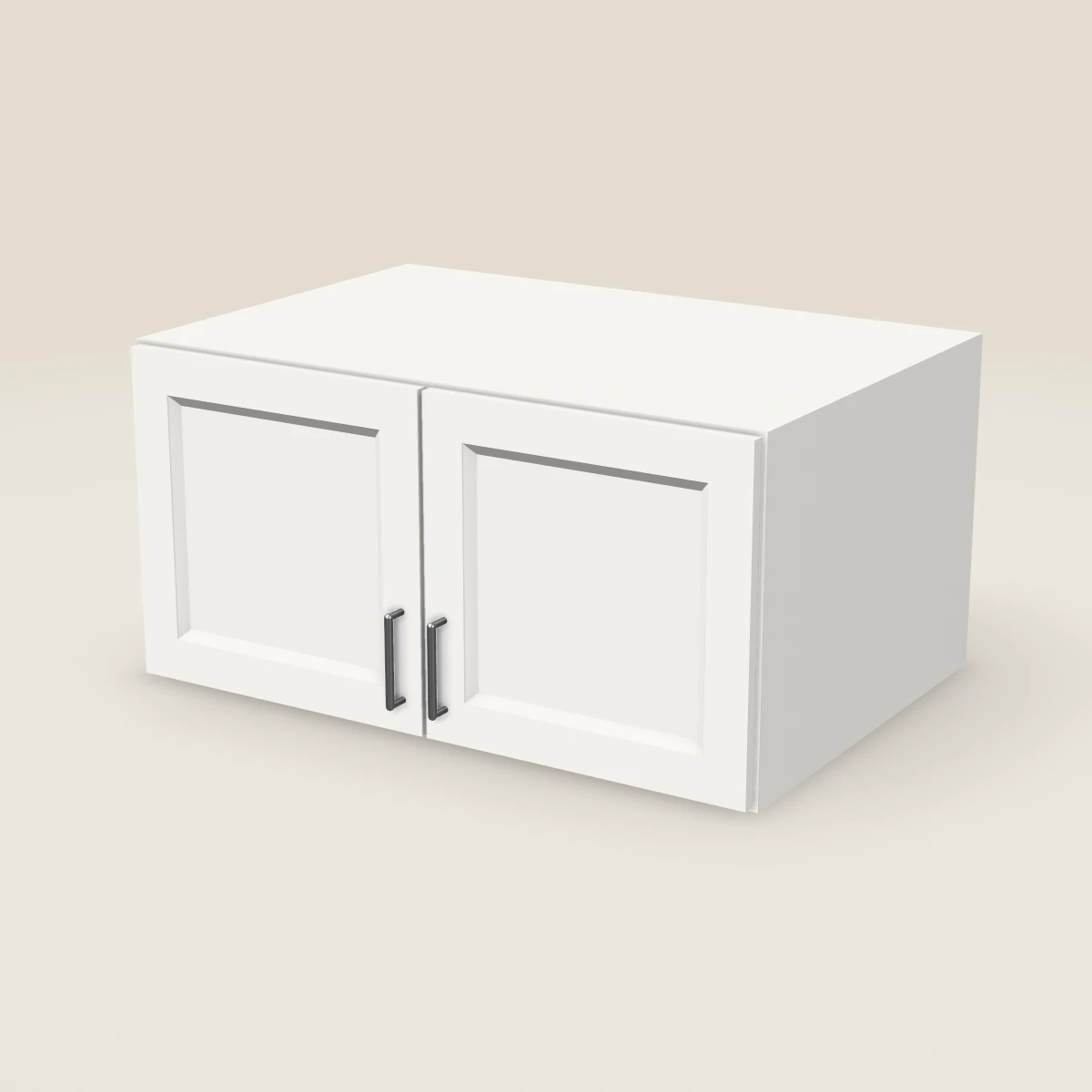 36" Double Door Wall Cabinet — 18" High, 3D picture