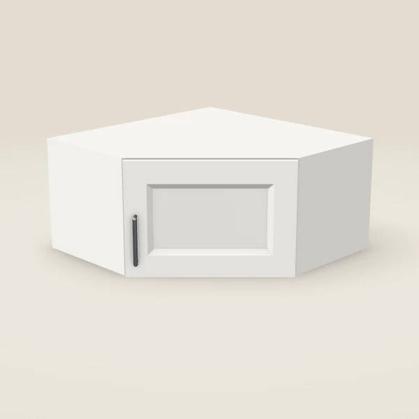 24" Wall Diagonal Corner Cabinet (12in stackable), 3D picture
