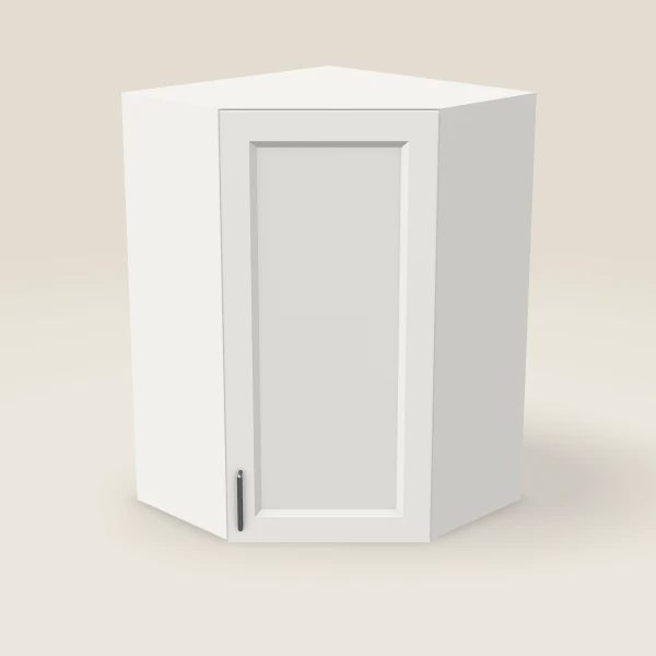 24" Wall Diagonal Corner Cabinet, 3D picture