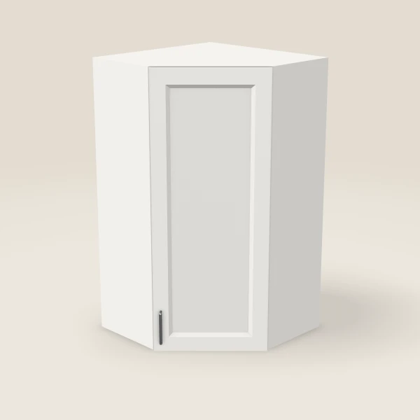 24" Wall Diagonal Corner Cabinet — 42" High, 3D picture