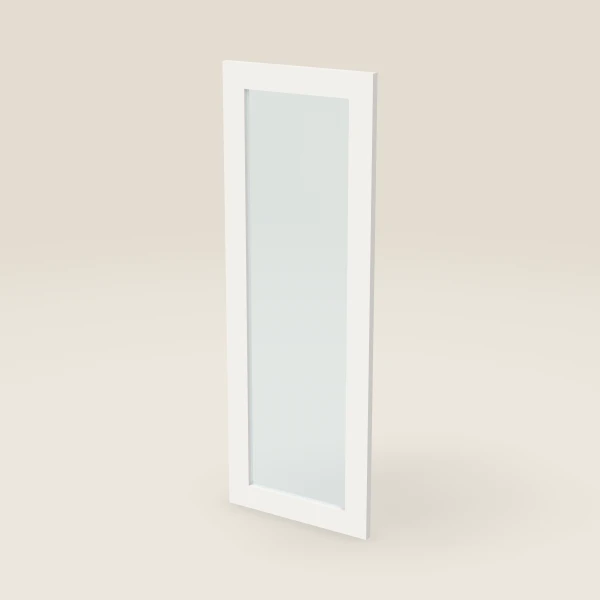 15" Wall Cabinet Glass Door — 42" High, 3D picture