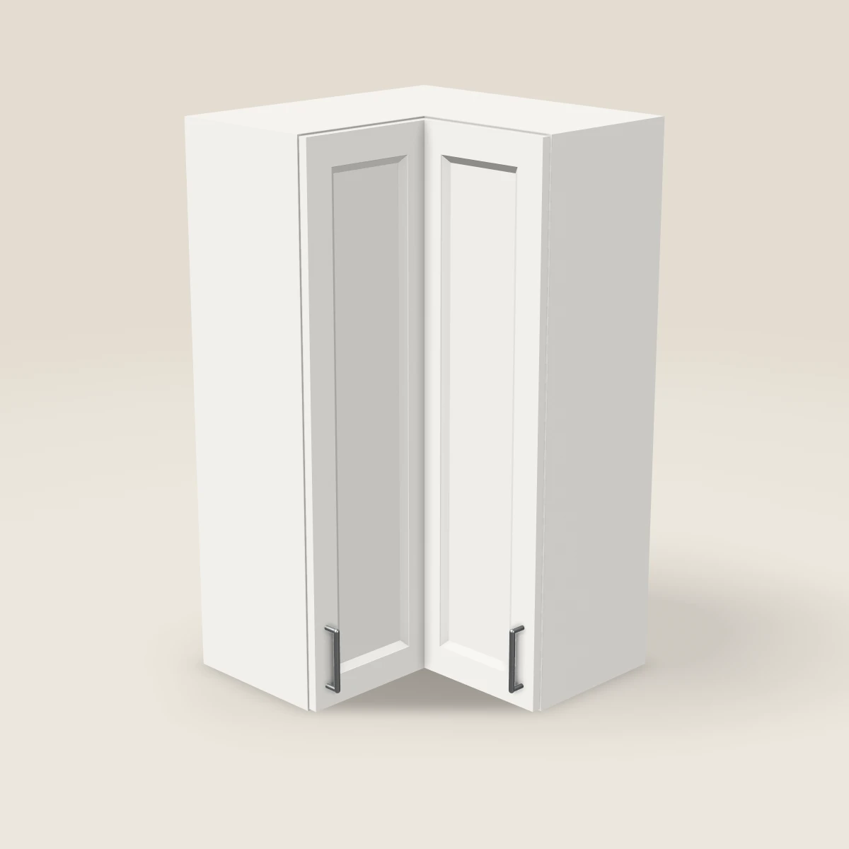 24" Wall Lazy Susan Cabinet — 42" High, 3D picture
