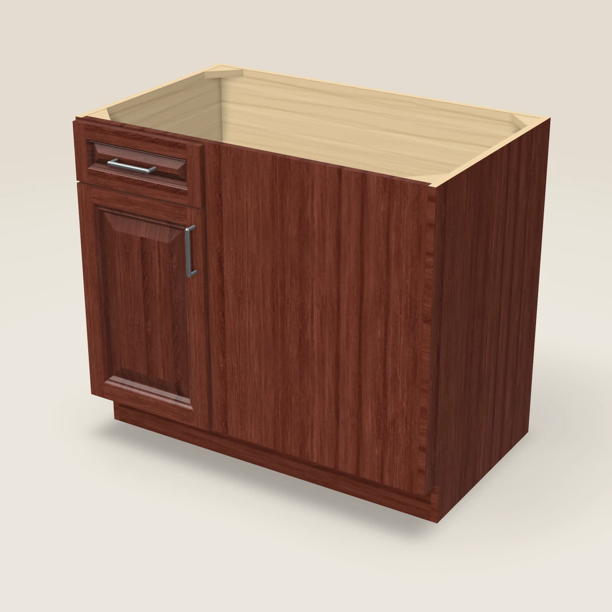 39" Base Blind Corner Cabinet, 3D picture