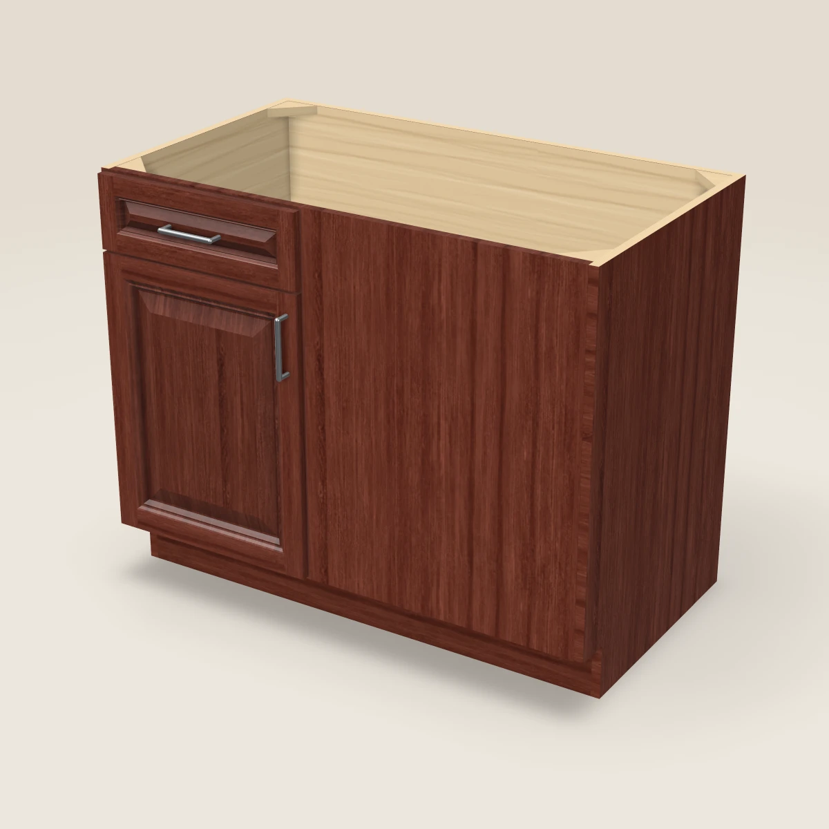 42" Base Blind Corner Cabinet, 3D picture