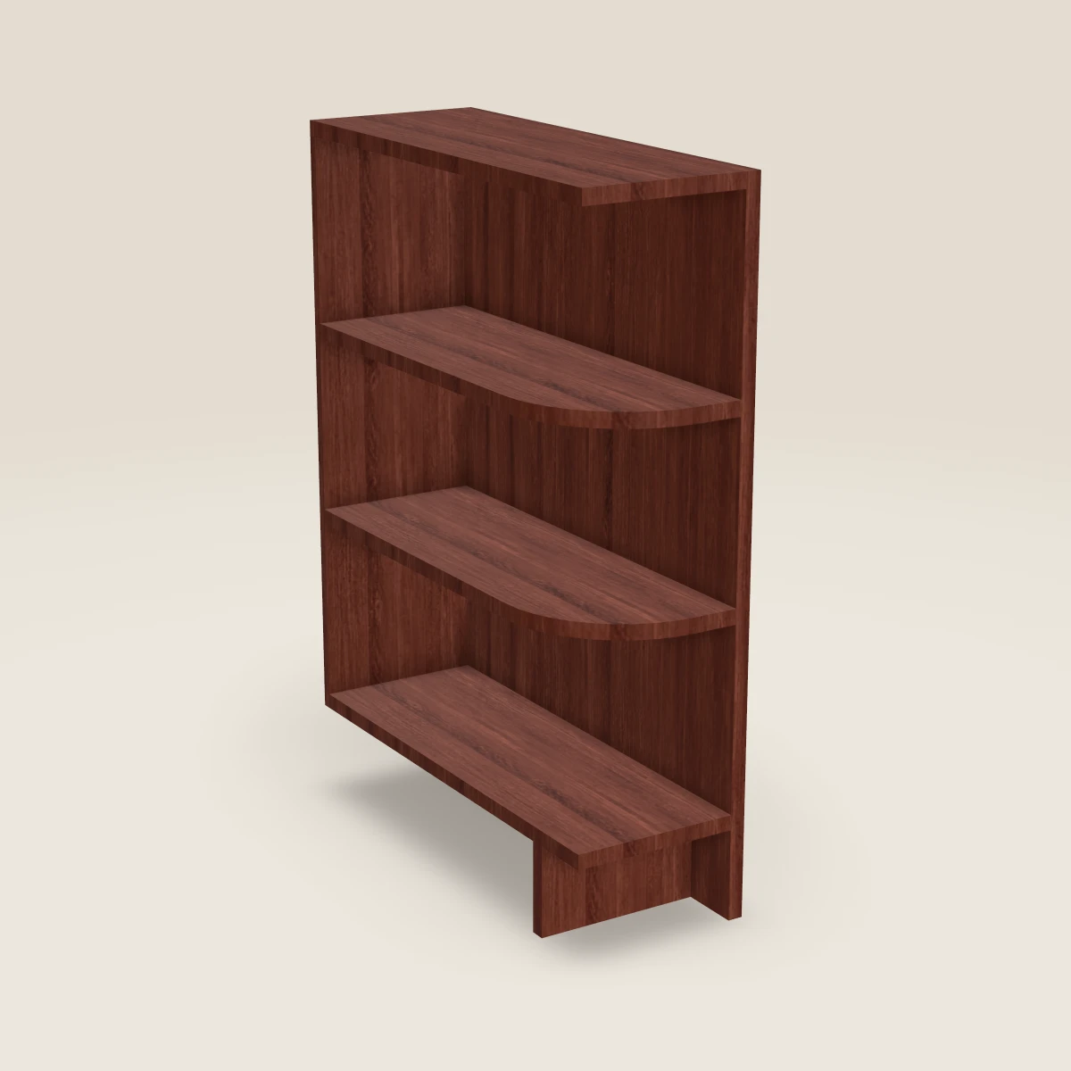 9" Base End Shelf, 3D picture