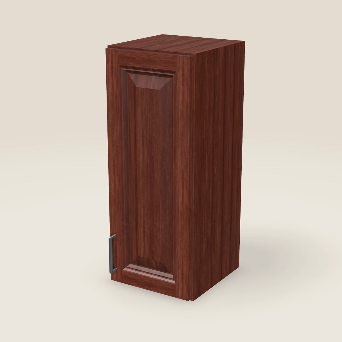 12" Single Door Wall Cabinet — 30" High, 3D picture