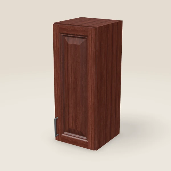 12" Single Door Wall Cabinet — 30" High, 3D picture