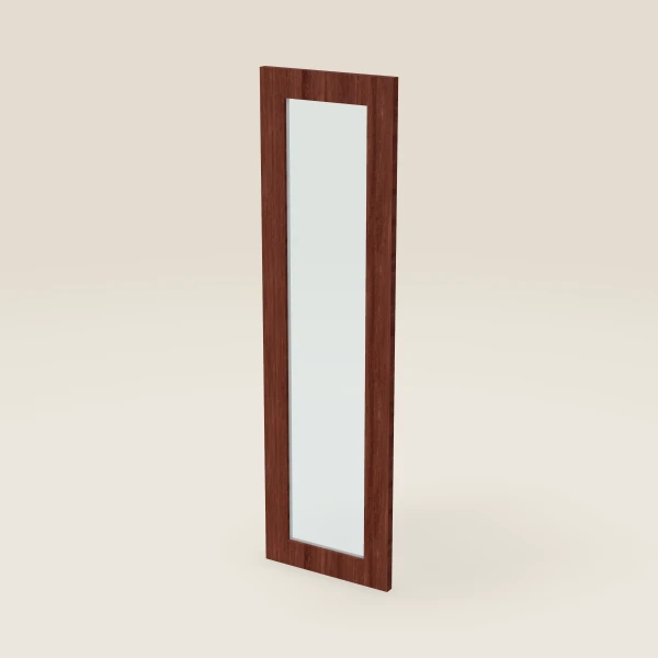 12" Wall Cabinet Glass Door — 42" High, 3D picture